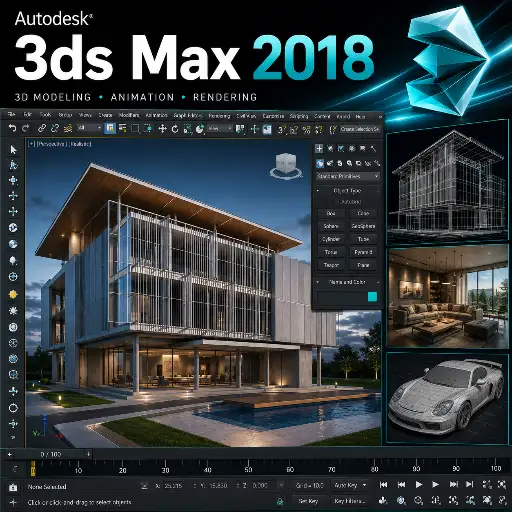 3DS Studio Max 2012 with Video Installation Guide