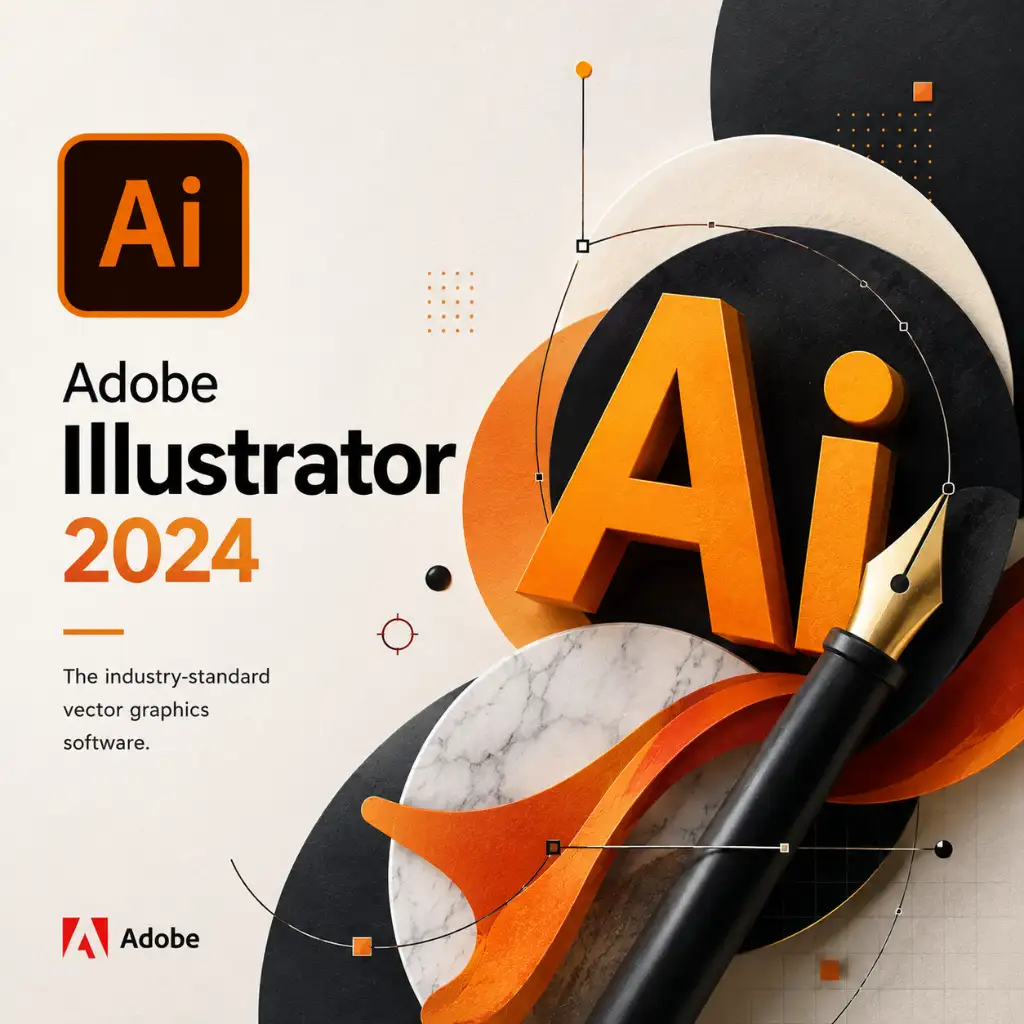 Adobe Illustrator 2024 with Video Installation Guide