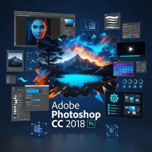Adobe Photoshop CC 2018 with Video Installation Guide