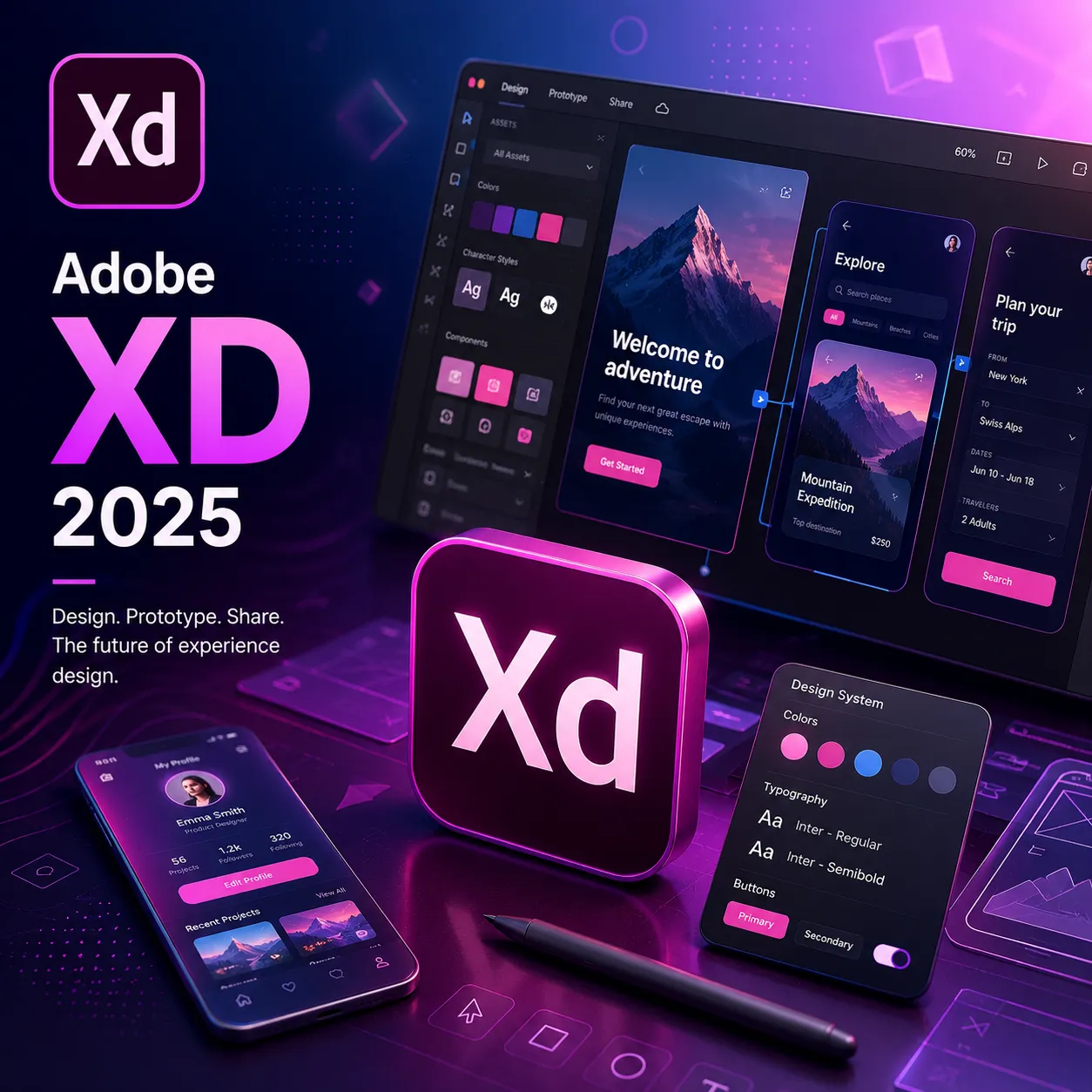 Adobe XD 2025 v59 | UI/UX Design & Prototyping Software
