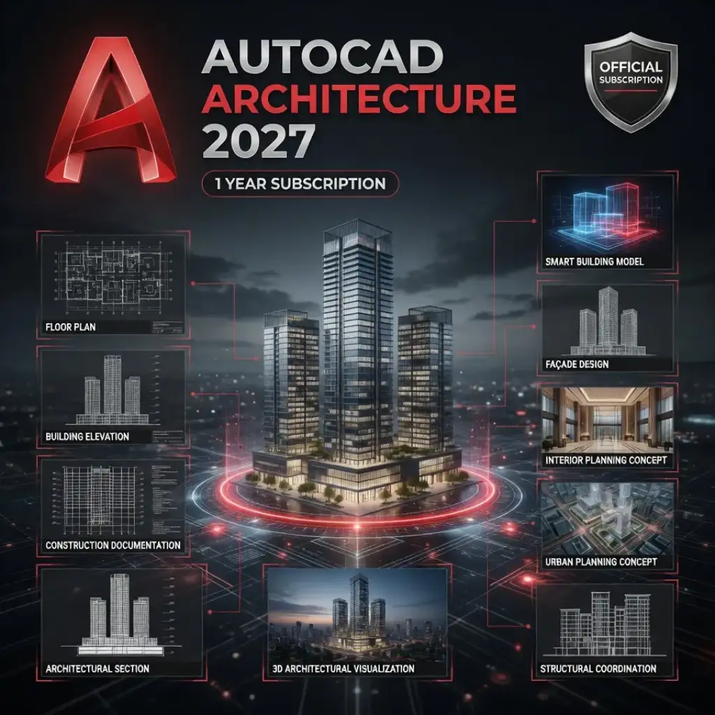 AutoCAD Architecture 2027 - 1 Year Subscription | Official License