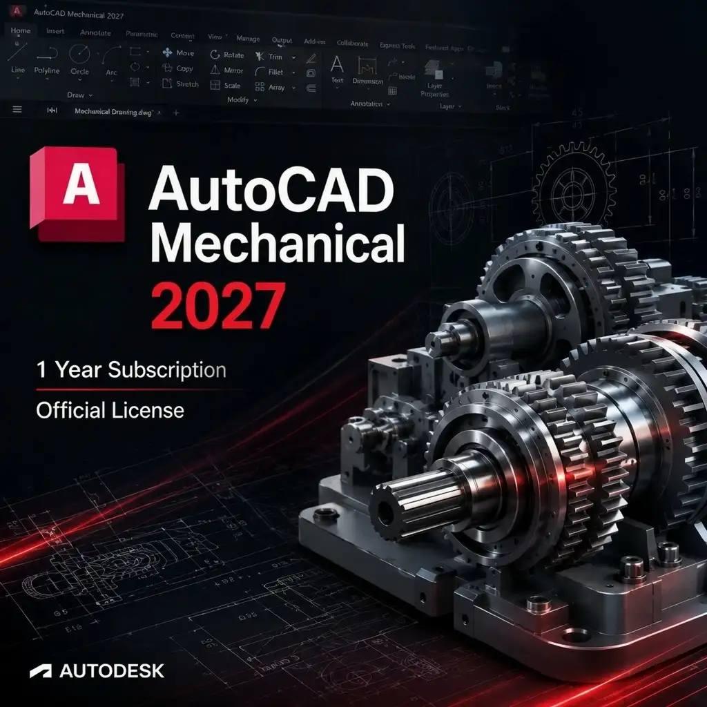 AutoCAD Mechanical 2027 - 1 Year Subscription | Official License