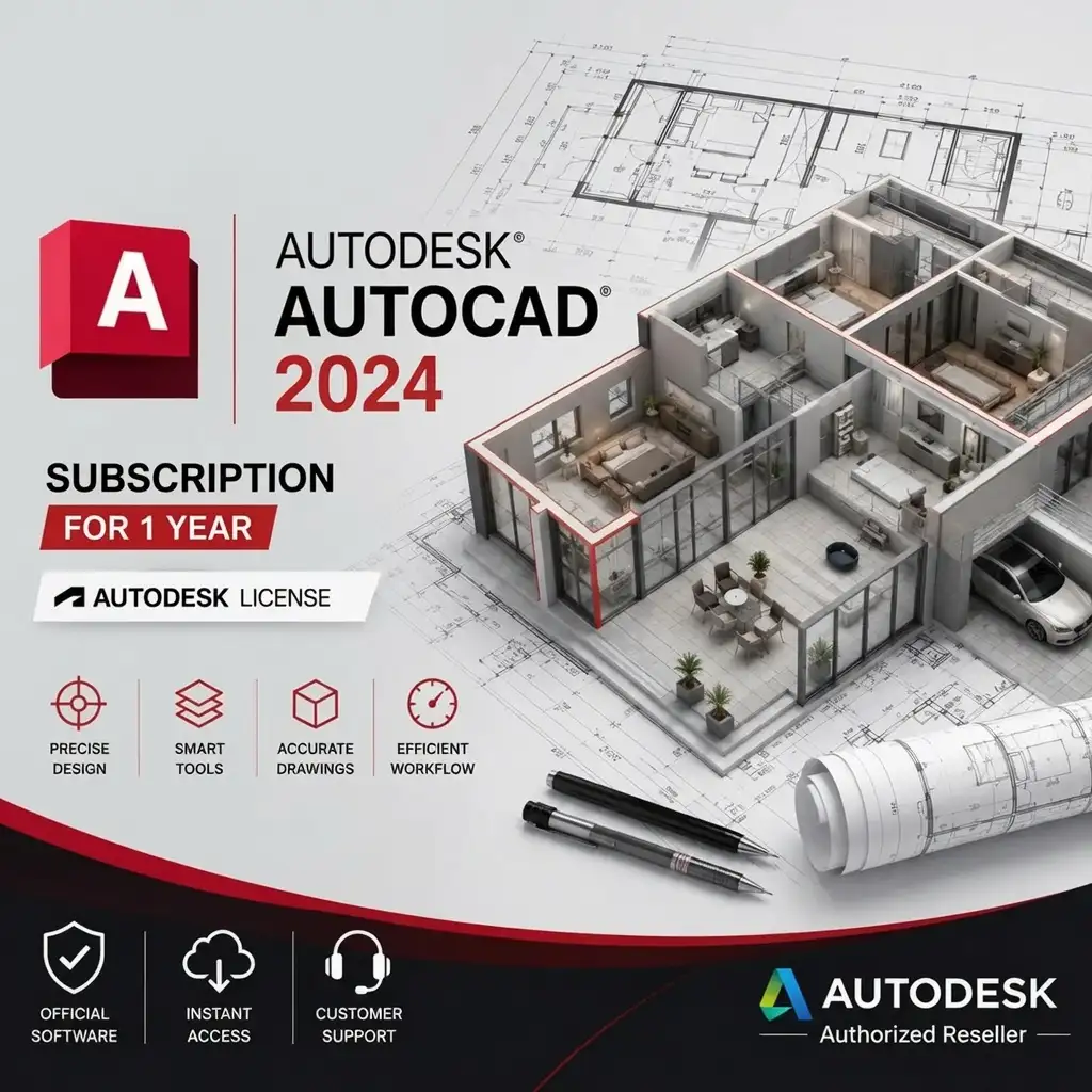 AutoCAD 2024 1 Device 1 Year Product Key