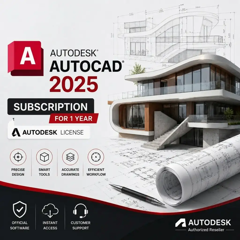 AutoCAD 2025 - 1 Device Product Key - 3 Years
