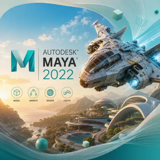 Autodesk Maya 2022 with Video Installation Guide 