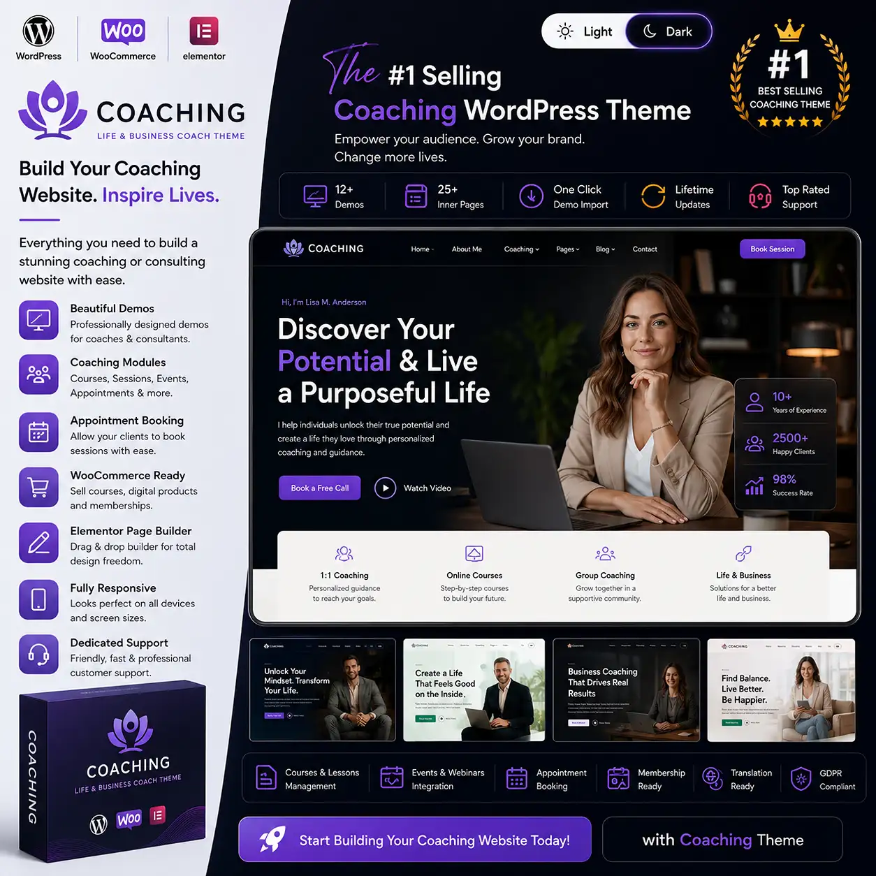 Coaching Theme | Life And Business Coach WordPress Theme