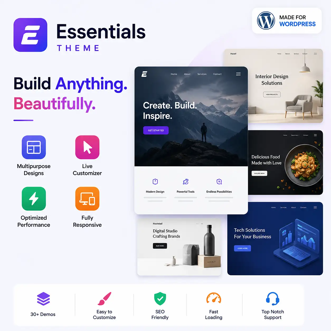 Essentials Theme | Multipurpose WordPress Theme