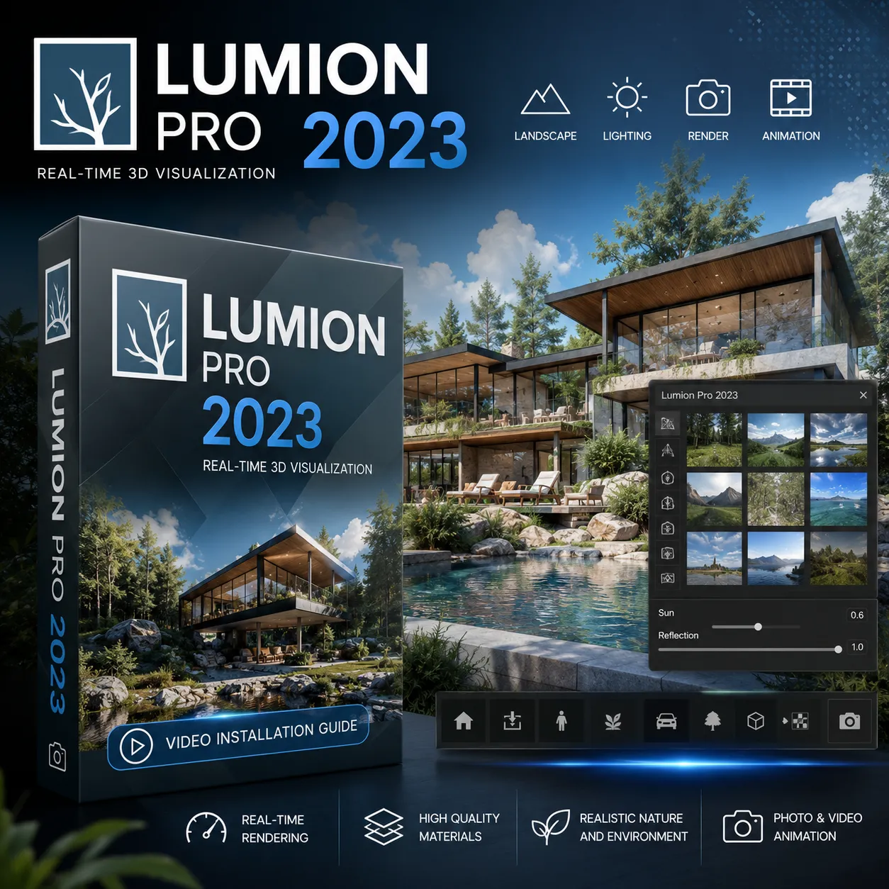 Lumion Pro 2023 with Video Installation Guide 
