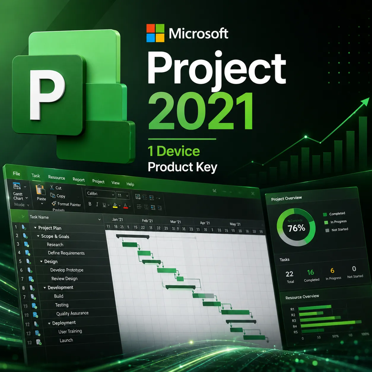 Microsoft Project 2021 - 1 Device Product Key