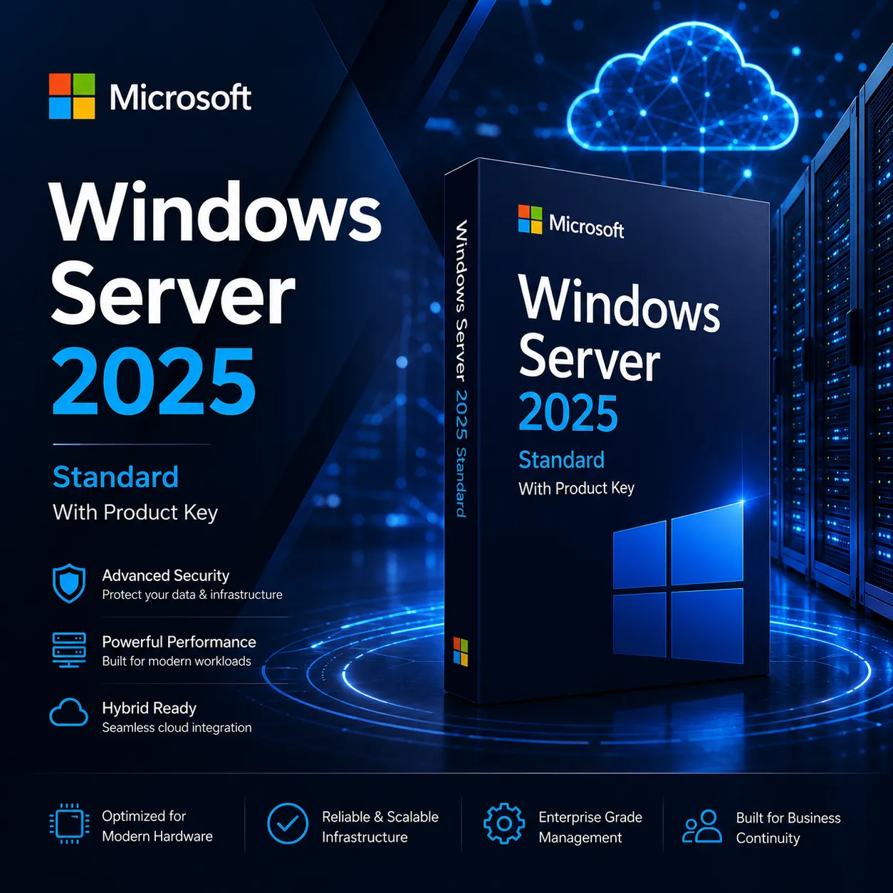 Microsoft Windows Server 2025 Standard with Product Key