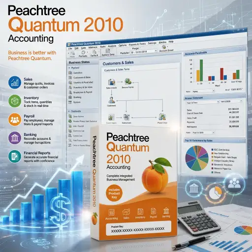 Peachtree Quantum 2010 Accounting with Product Key