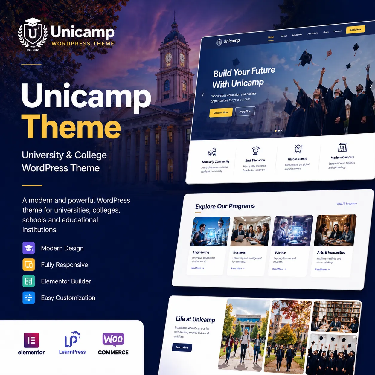 Unicamp Theme | University and College WordPress Theme