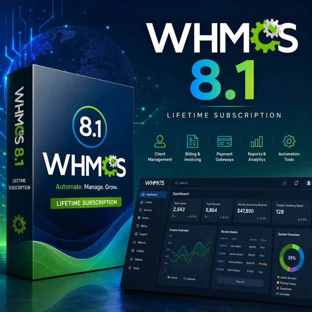 WHMCS 8.10.1 License | Web Hosting Automation Software