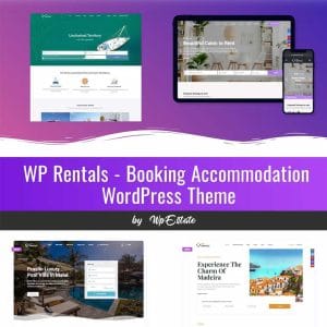 WP Rentals – Booking Accommodation WordPress Theme