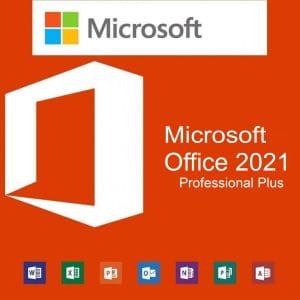 Microsoft Office Professional Plus 2021 - Microsoft Product Key for 1-5 User (PC) GLOBAL